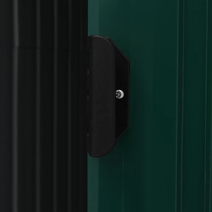 Abri De Jardin Avec étagère Vert 205x130x183 Cm Fer – Image 7