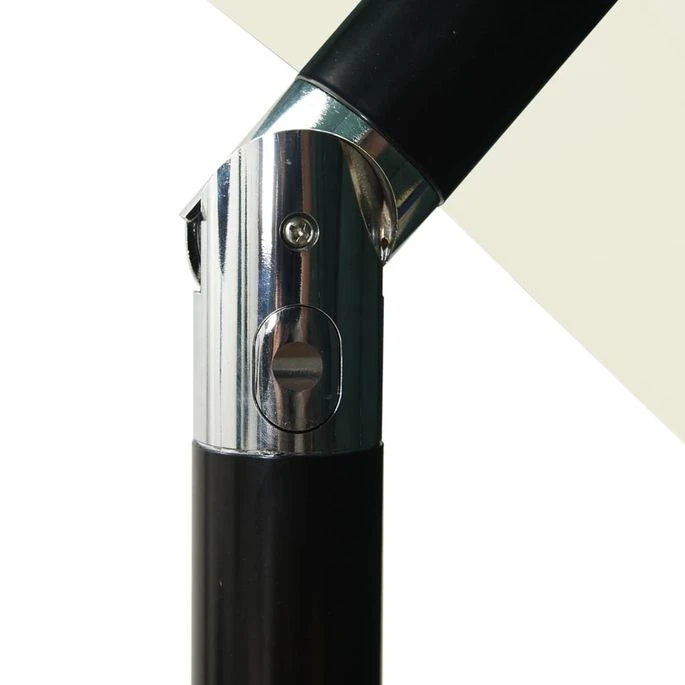 Parasol à 3 Niveaux Avec Mât En Aluminium Sable 2,5x2,5 M – Image 6