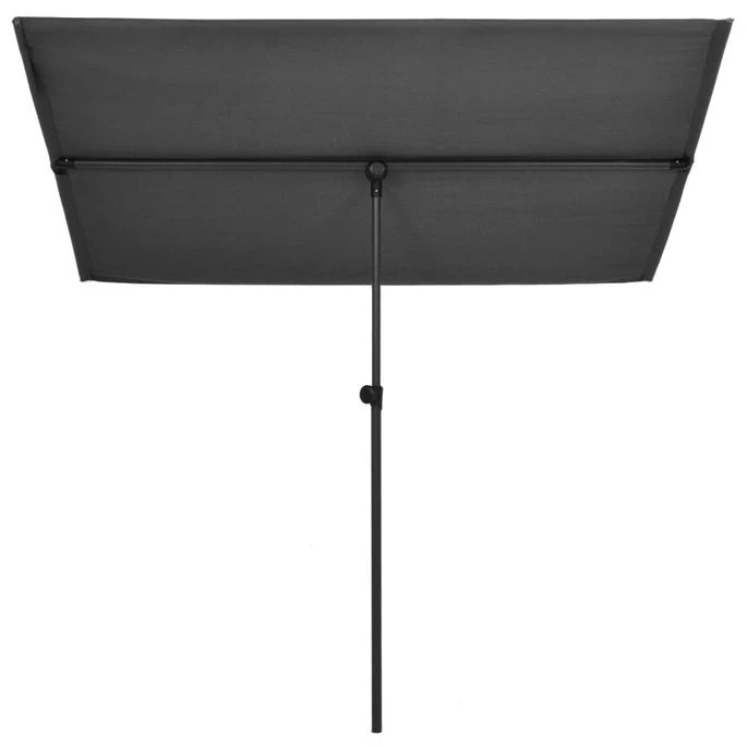 Parasol D'extérieur Avec Mât En Aluminium 180x130 Cm Anthracite – Image 3