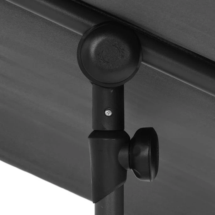 Parasol D'extérieur Avec Mât En Aluminium 180x130 Cm Anthracite – Image 6