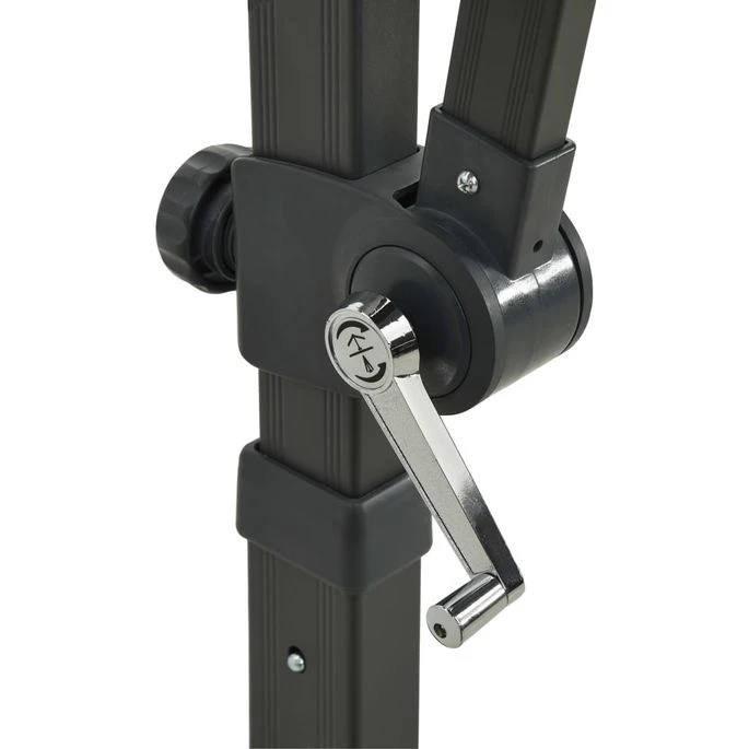 Parasol Déporté à Double Toit 250x250 Cm Sable – Image 7