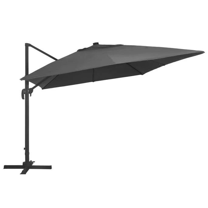 Parasol Déporté Avec Lumières LED 400x300 Cm Anthracite – Image 4