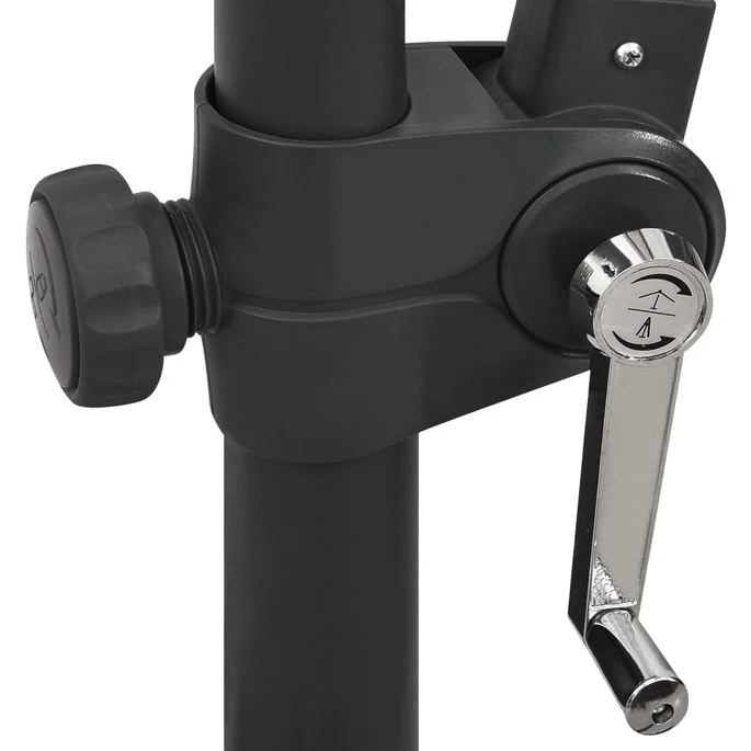 Parasol Déporté Avec Mât Et Lumières LED Rouge Bordeaux 300 Cm – Image 9