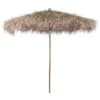 Parasol En Bambou Avec Toit En Feuille De Bananier 270 Cm