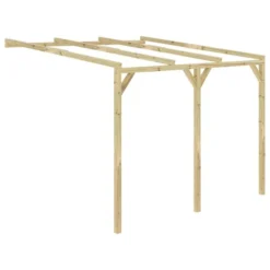 Pergola à Appentis 3 X 3 X 2,1 M Bois