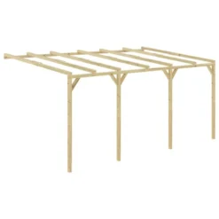 Pergola à Appentis 5 X 3 X 2,1 M Bois
