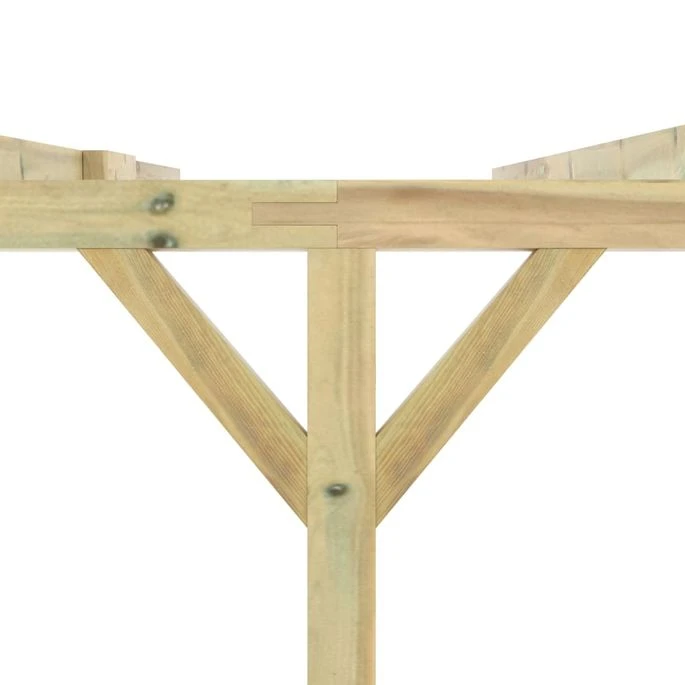 Pergola à Appentis 6 X 3 X 2,1 M Bois – Image 4
