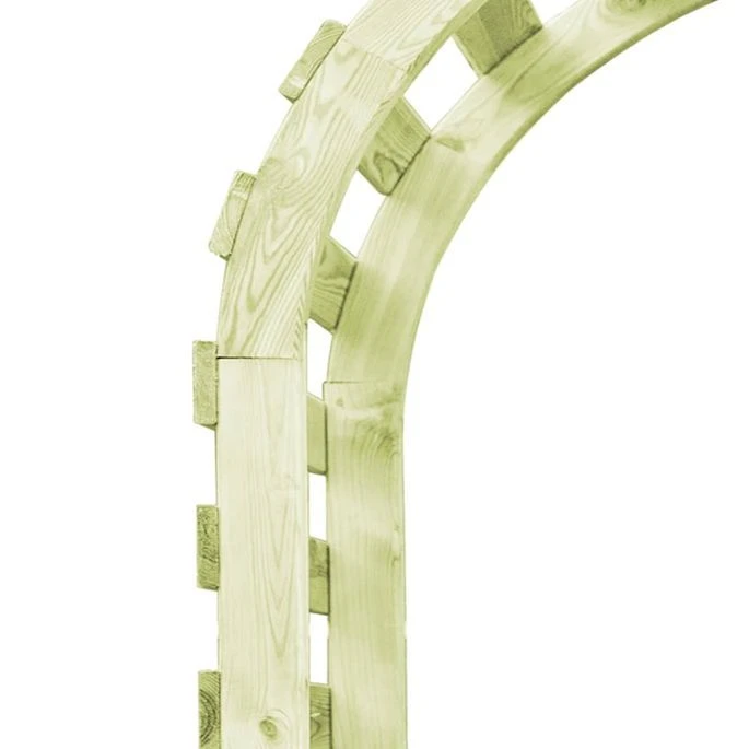 Pergola De Jardin Avec Banc 130x60x230 Cm Pin Imprégné – Image 4