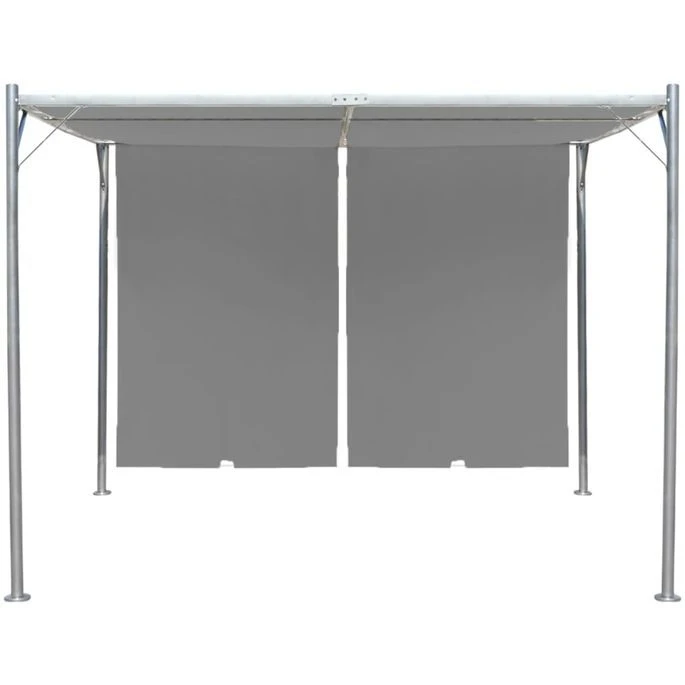 Pergola De Jardin Et Toit Rétractable 300x300x225 Cm Anthracite – Image 4