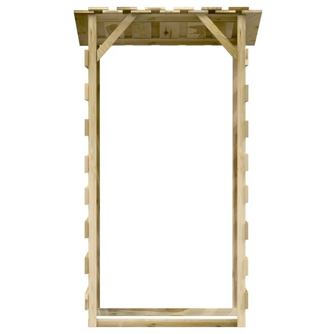 Pergolas Avec Toits 3 Pcs 100x90x200 Cm Bois De Pin Imprégné – Image 4