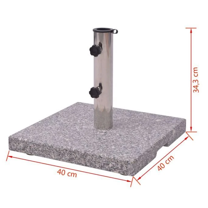 Socle De Parasol En Granite 20 Kg – Image 5