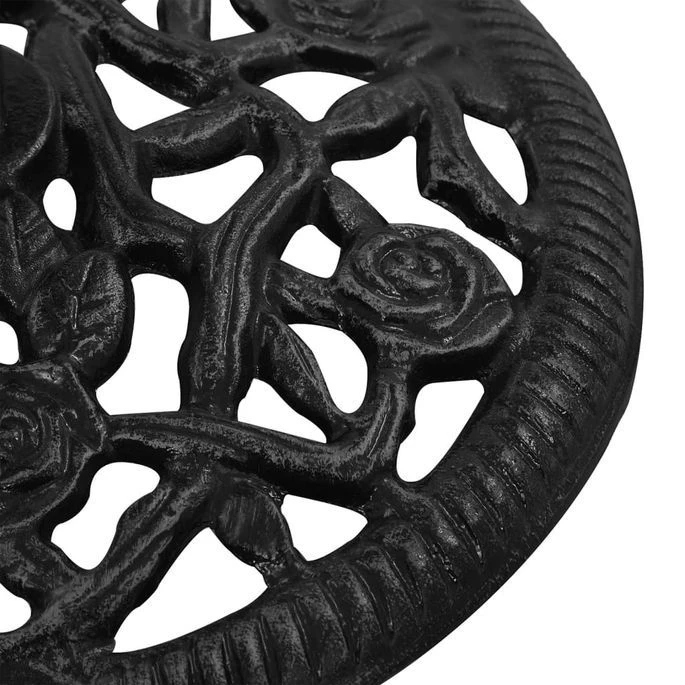 Socle De Parasol Noir 48x48x33 Cm Fonte – Image 6