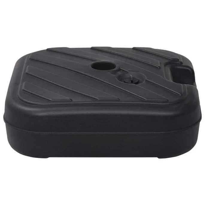 Socle De Parasol Rempli De Sable/d'eau 24 L Noir 2 – Image 2