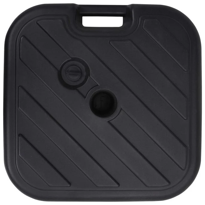 Socle De Parasol Rempli De Sable/d'eau 24 L Noir 2 – Image 3