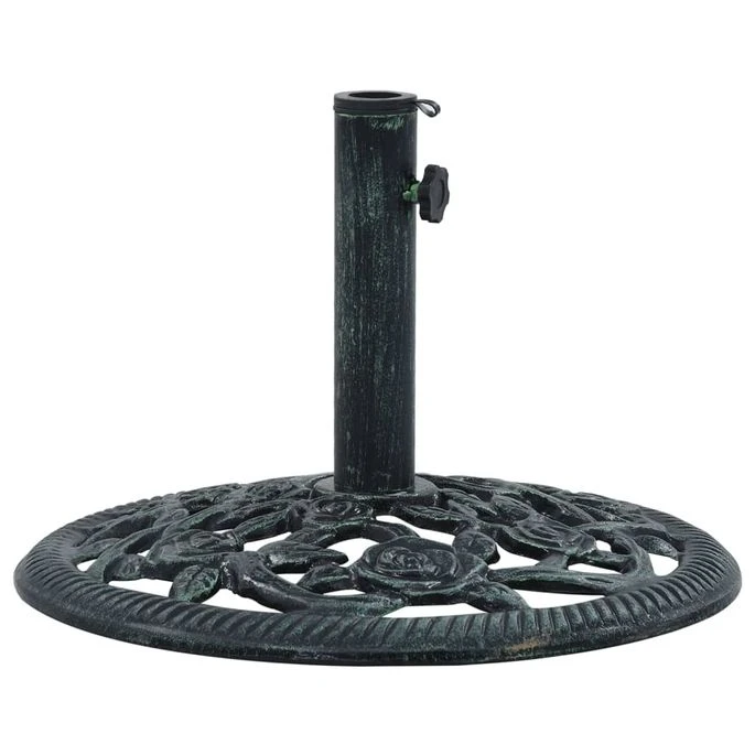 Socle De Parasol Vert 9 Kg 40 Cm Fonte – Image 2