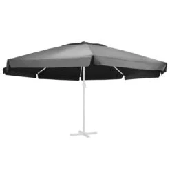 Tissu De Remplacement Pour Parasol D'extérieur Anthracite 600cm