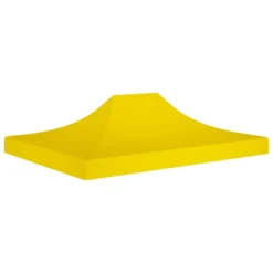 Toit De Tente De Réception 4,5x3 M Jaune 270 G/m²