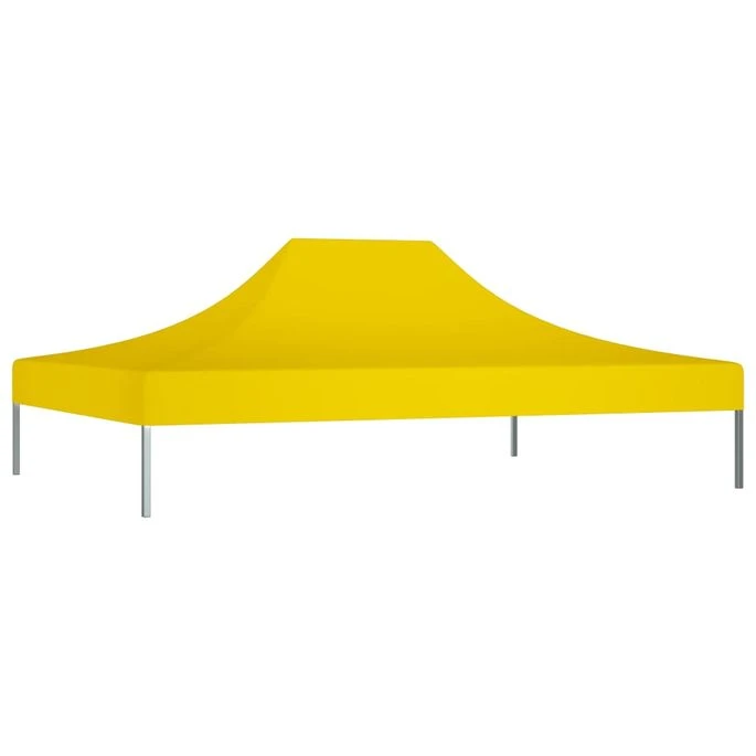 Toit De Tente De Réception 4,5x3 M Jaune 270 G/m² – Image 2