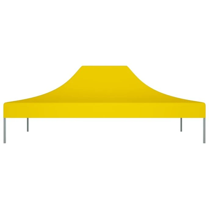 Toit De Tente De Réception 4,5x3 M Jaune 270 G/m² – Image 3