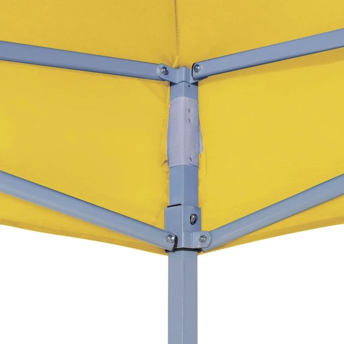 Toit De Tente De Réception 4,5x3 M Jaune 270 G/m² – Image 5